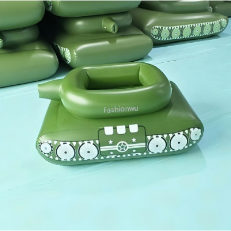 Fashionwu PVC inflatable tank water spray truck water battle water spray toy pool water play water gun floating row