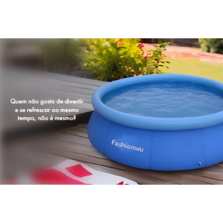 Fashionwu 2490L Round Inflatable Swimming Pool 19-10201