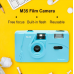 Fashionwu For Kodak Film Camera Vintage M35 Non-Disposable Retro Film Machine Manual Reusable Film Camera with Flash Function