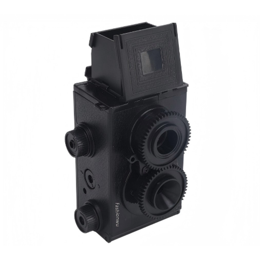 Fashionwu Dual Lens Film Camera 35MM Dual Lens Film Camera DIY Retro Double Film Camera TLR Camera for 35MM 135 Film