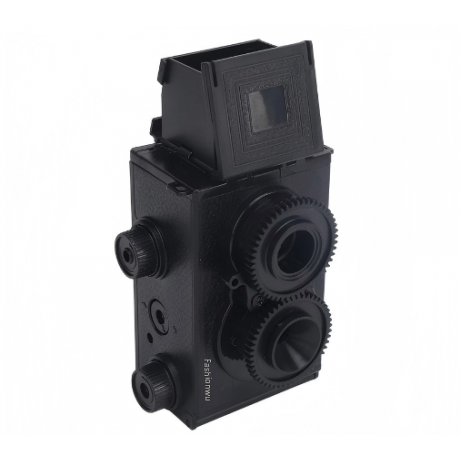 Fashionwu Dual Lens Film Camera 35MM Dual Lens Film Camera DIY Retro Double Film Camera TLR Camera for 35MM 135 Film