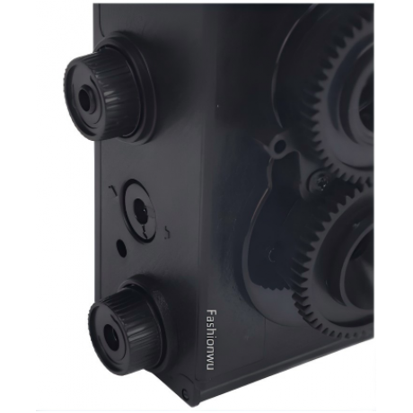 Fashionwu Dual Lens Film Camera 35MM Dual Lens Film Camera DIY Retro Double Film Camera TLR Camera for 35MM 135 Film